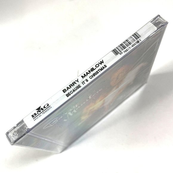 Barry Manilow Because It's Christmas CD 1990 Sealed BMG/Arista 7551745676 - Picture 4 of 4